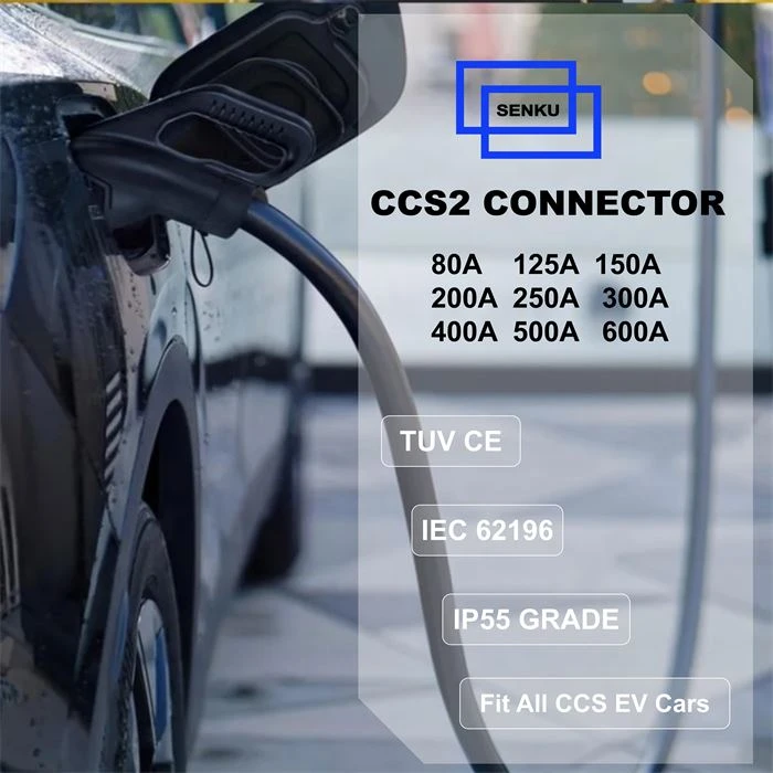 250A DC Car Charging CCS2 Plug