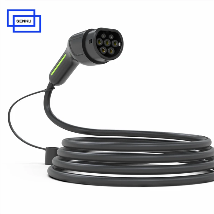 16A 32A Type2 Fais Tsheb Plugs