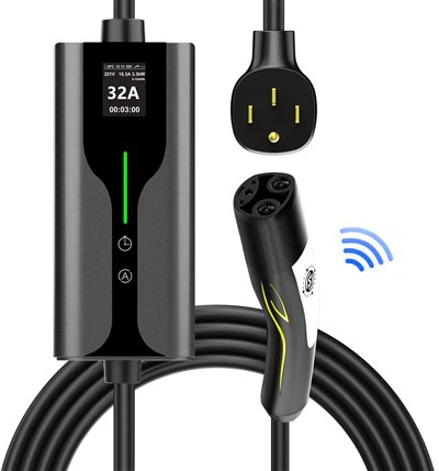 32A 7Kw Tesla Nacs Portable Lub Tsheb Them Hluav Taws Xob