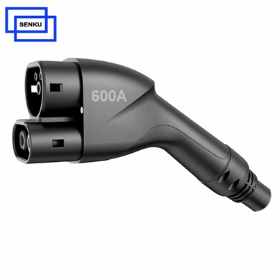600A CCS2 Hluav Taws Xob Plug Hauv Chaw Nres Tsheb